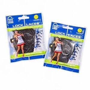 No-Tie Black Athletic Shoe Laces